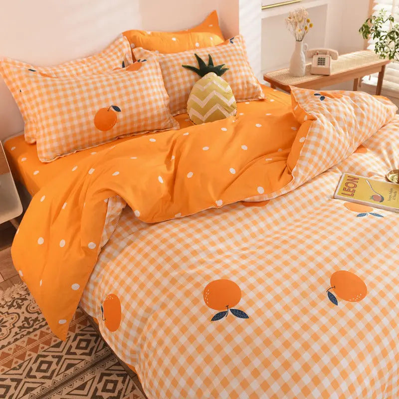 cute printed graphic duvet sets