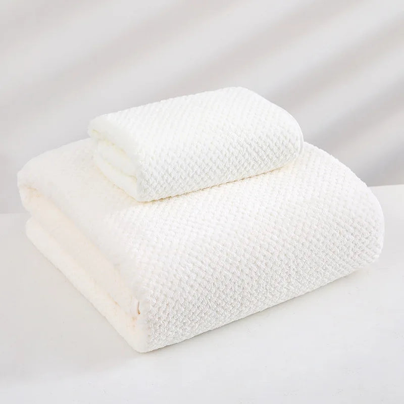 basic small waffle towel