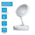 magnifying lighted mirror