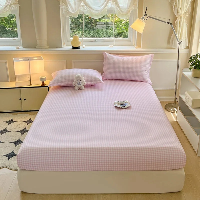 gingham fitted sheets