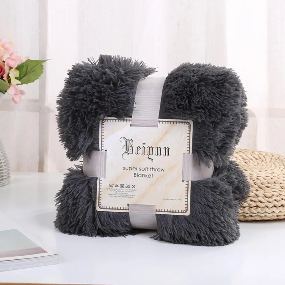 shaggy fluffy blanket