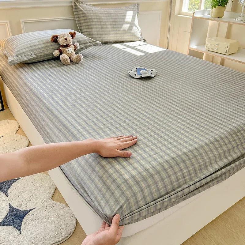 gingham fitted sheets
