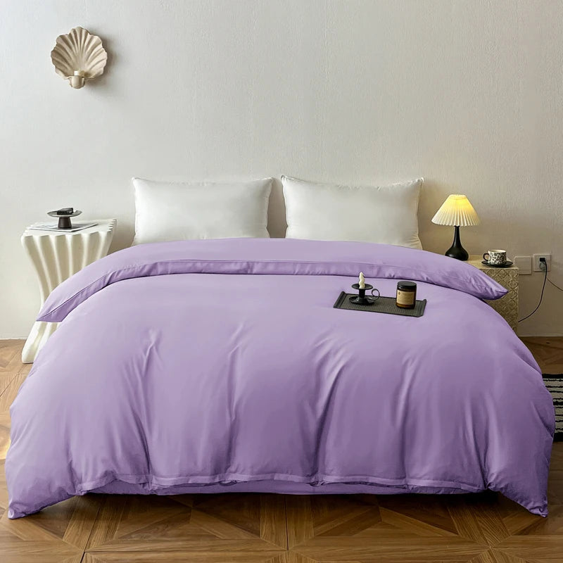 solid plain duvet sets