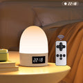 rechargeable wireless bedside lamp with time