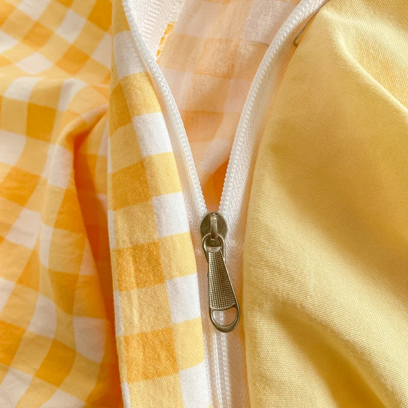 plaid on plaid - duvet cover
