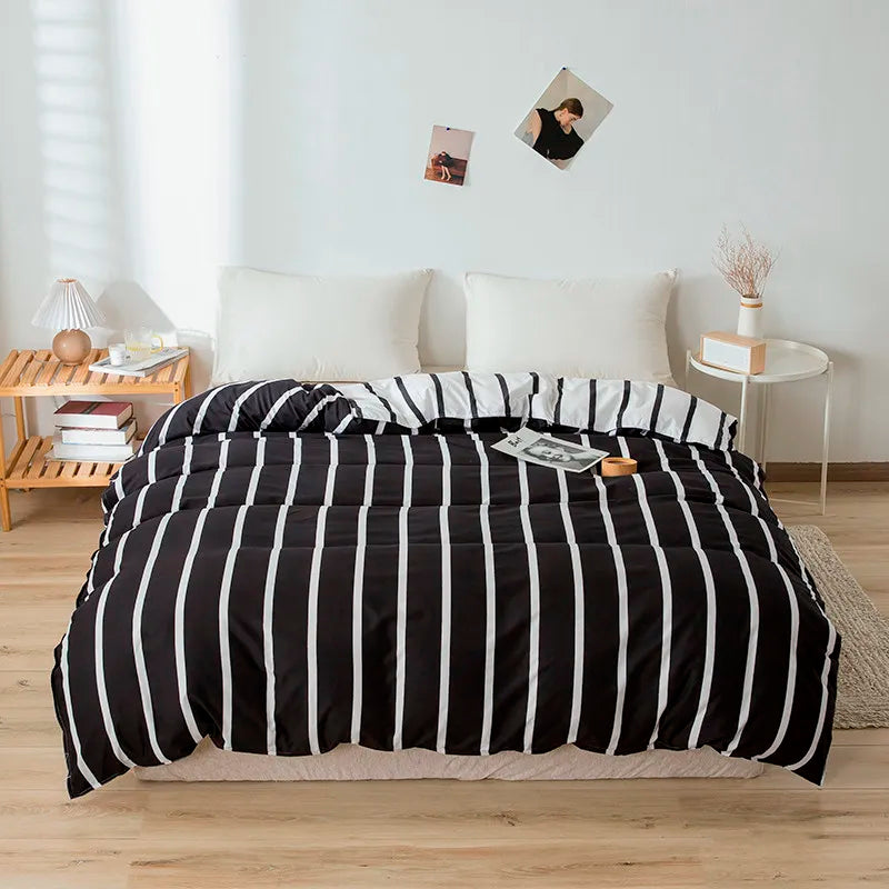 dark gingham duvet cover