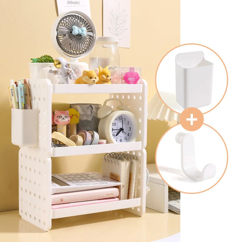 hole board desktop organizer