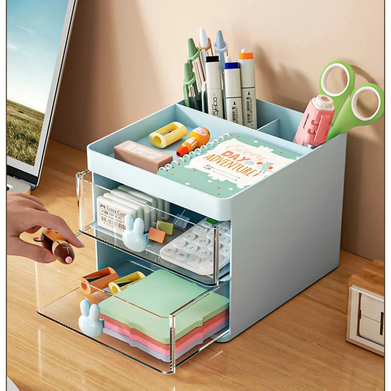 clear desktop drawer organizer