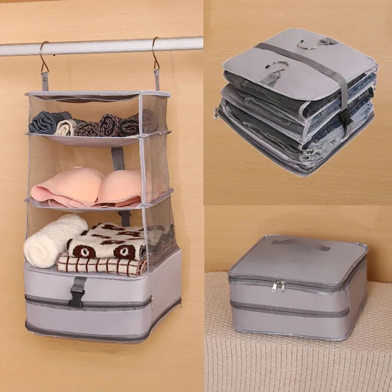 hanging closet wardrobe organizer