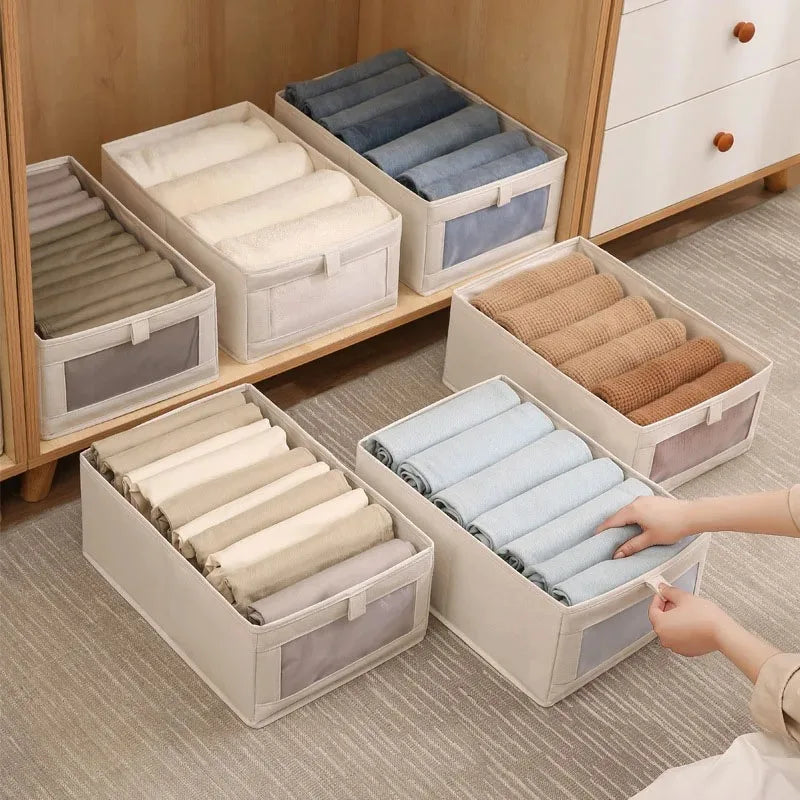 clean storage drawers