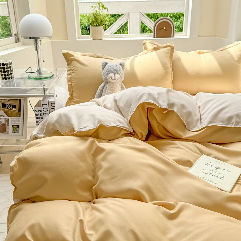 double colored duvet sets