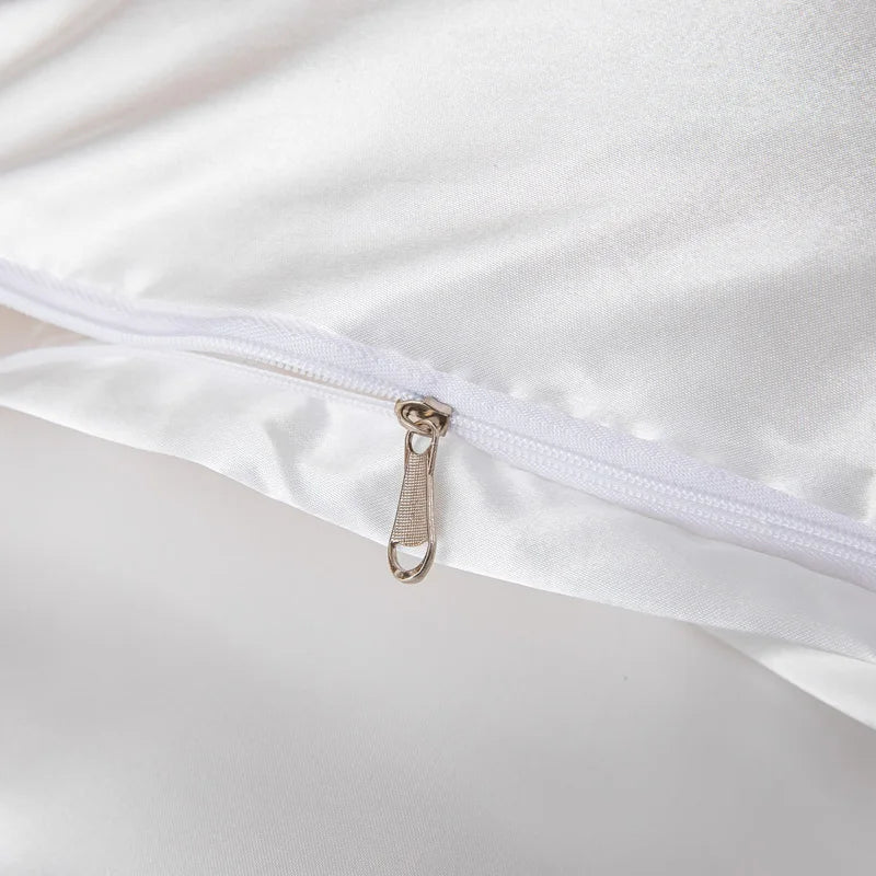 satin duvet set
