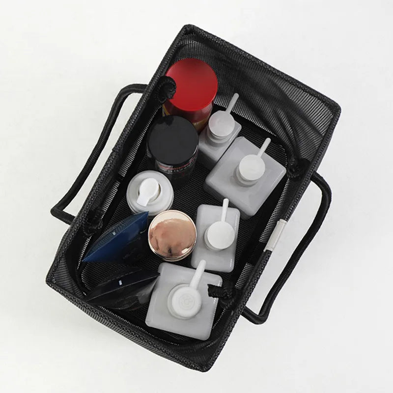 structured shower tote