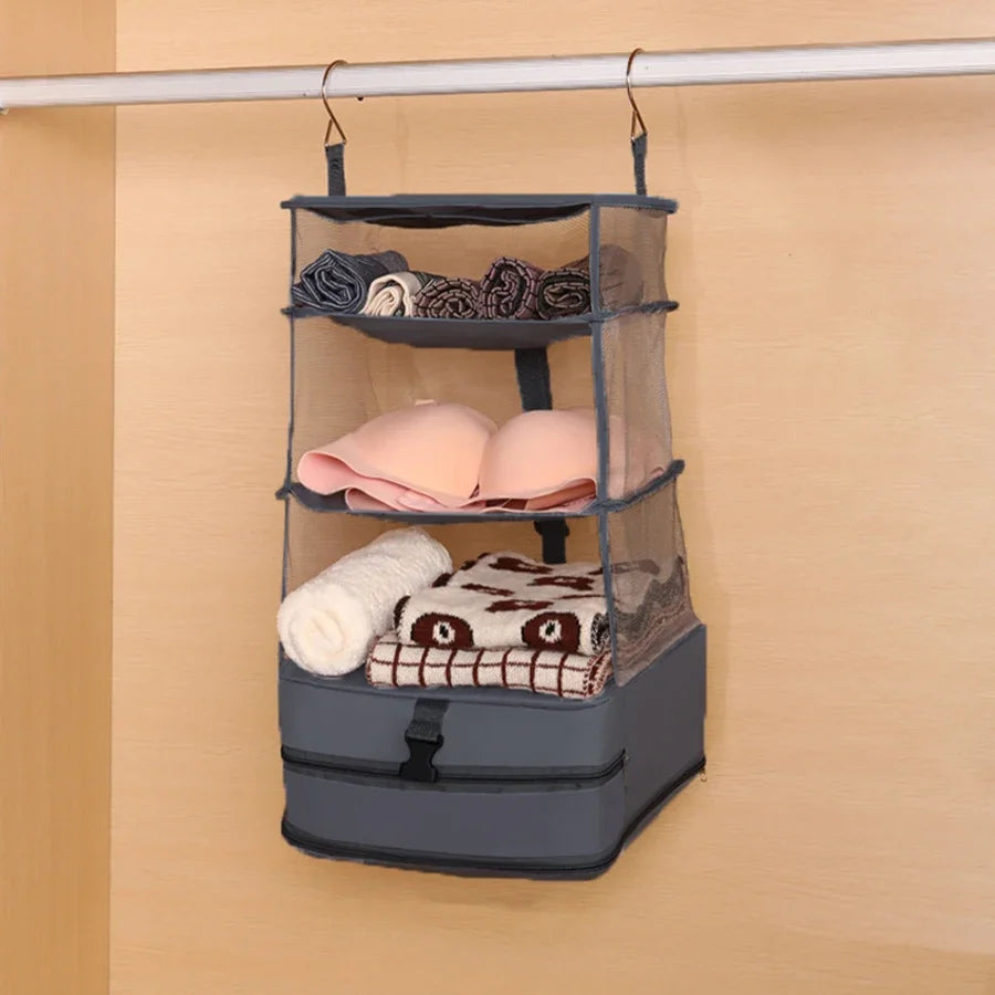 hanging closet wardrobe organizer
