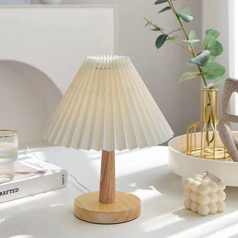 pleated cute lamp