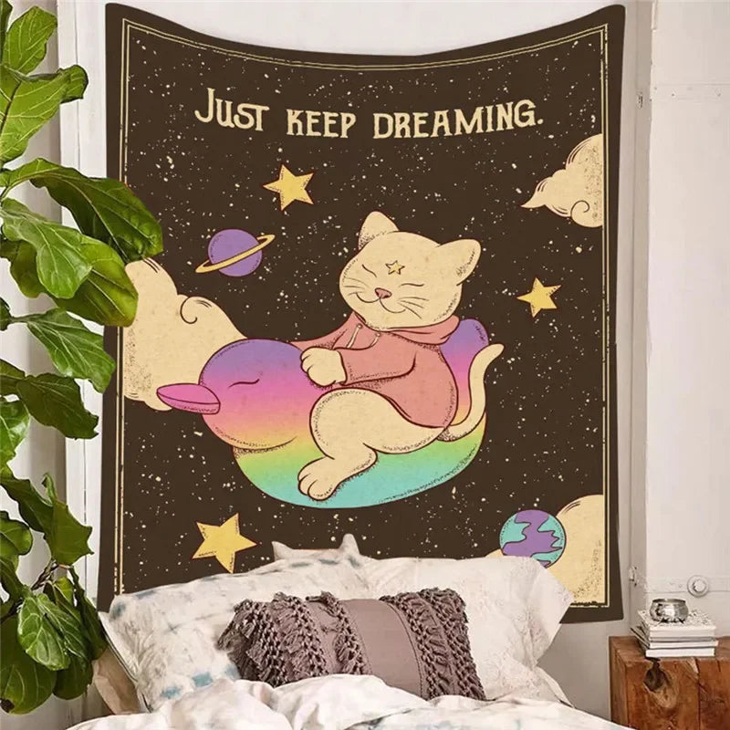 cat torot tapestry