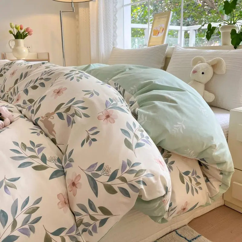 cute cartoon animal duvet set