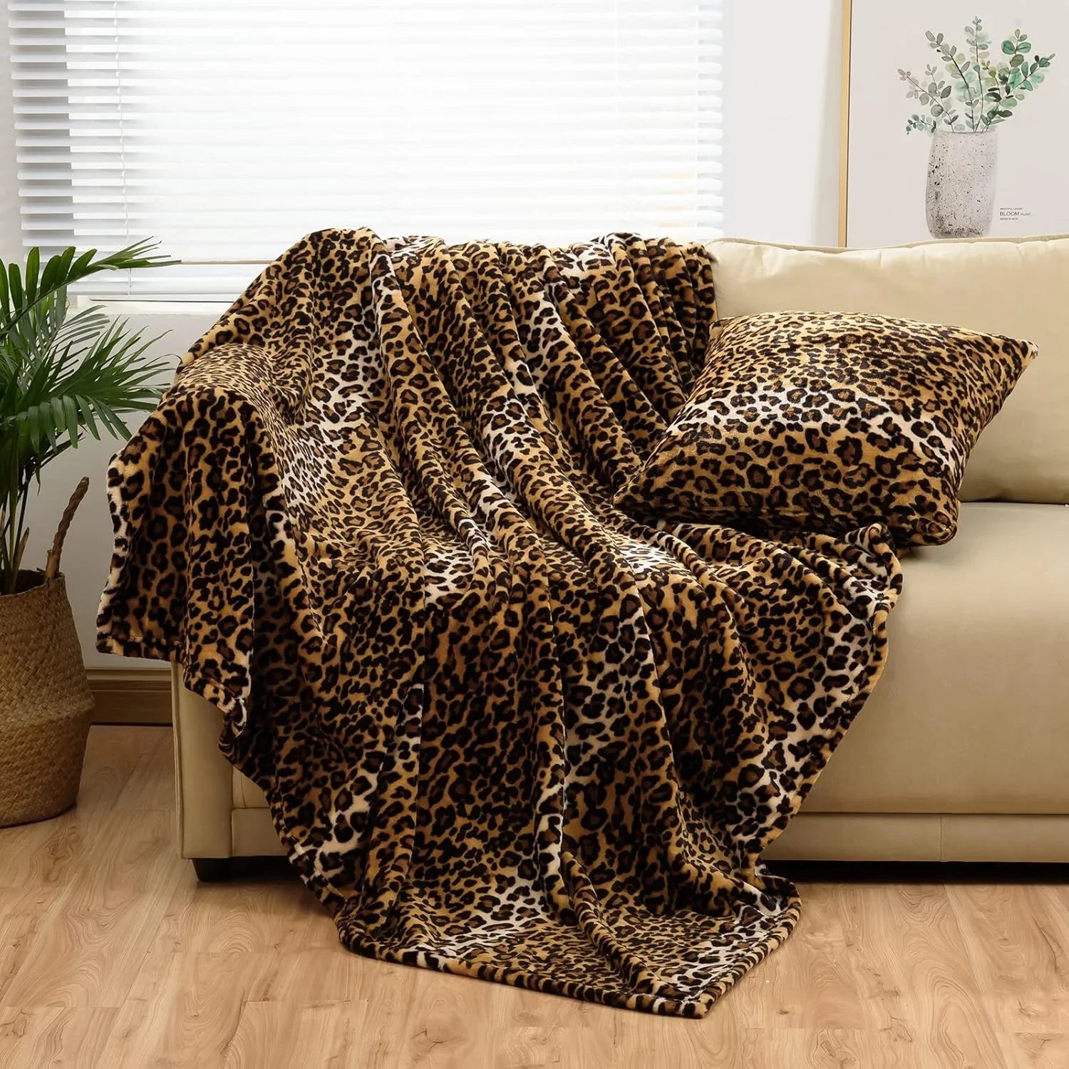 leopard blanket
