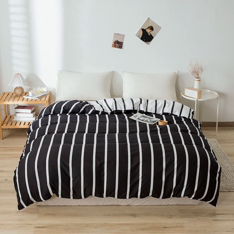 dark gingham duvet cover