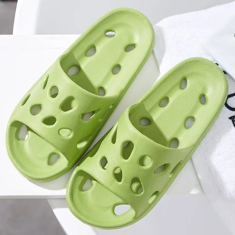 summer colors shower slides