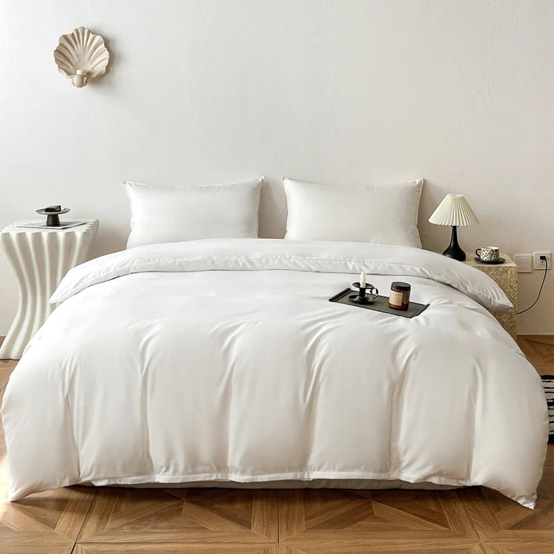solid plain duvet sets