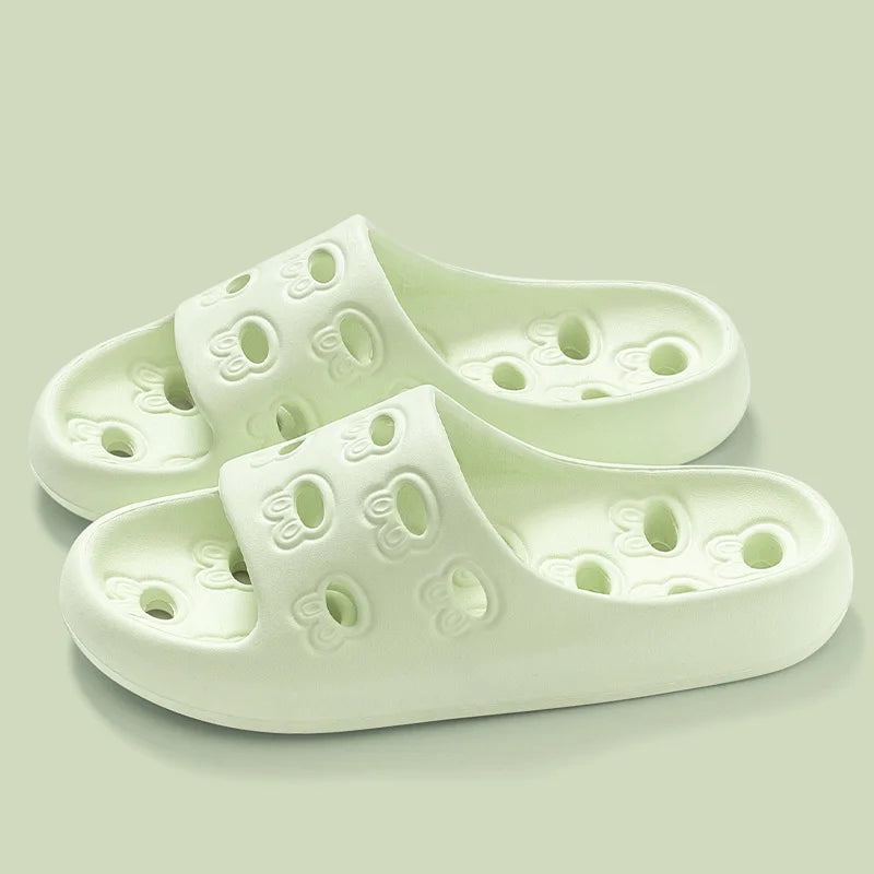 pastel cutout shower slides