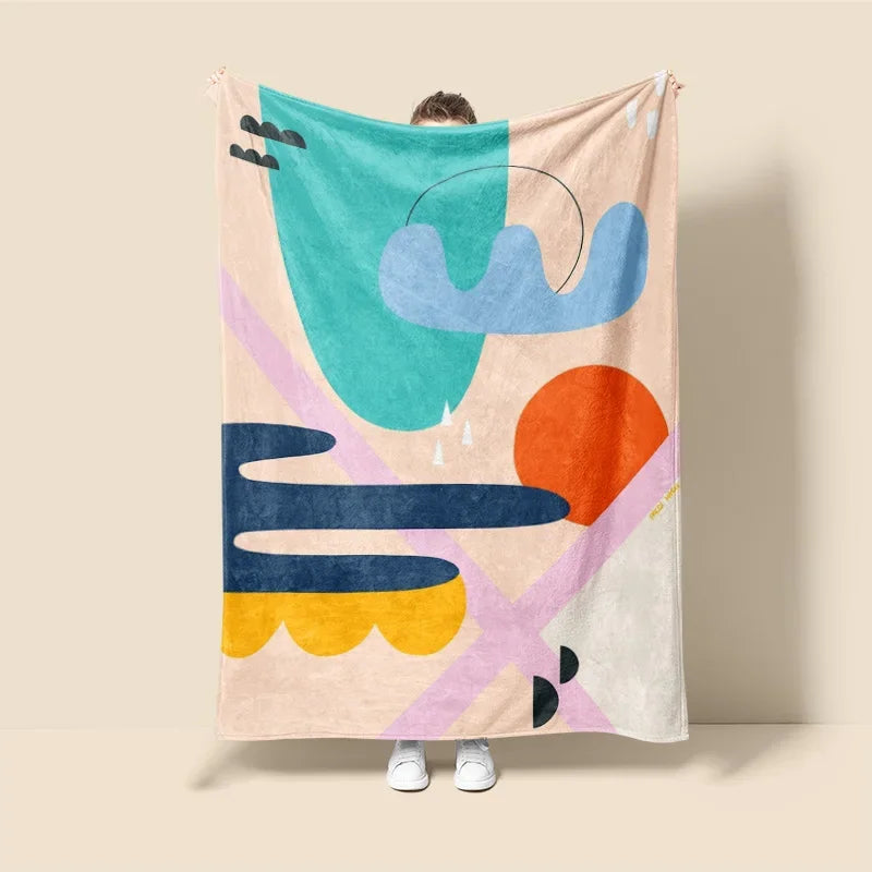 graffiti design blanket