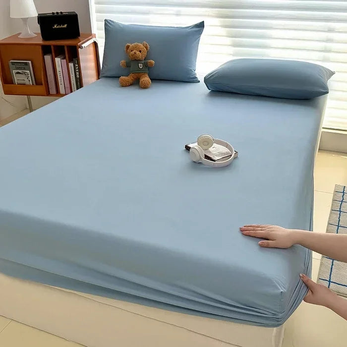 plain colored fitted sheets