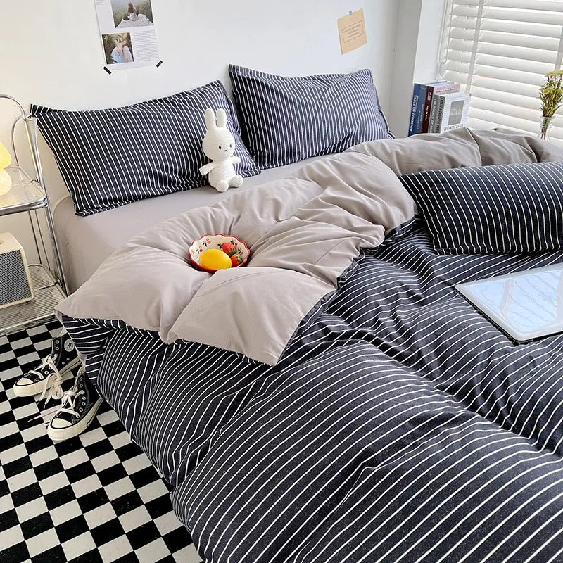 plaid on plaid - duvet cover