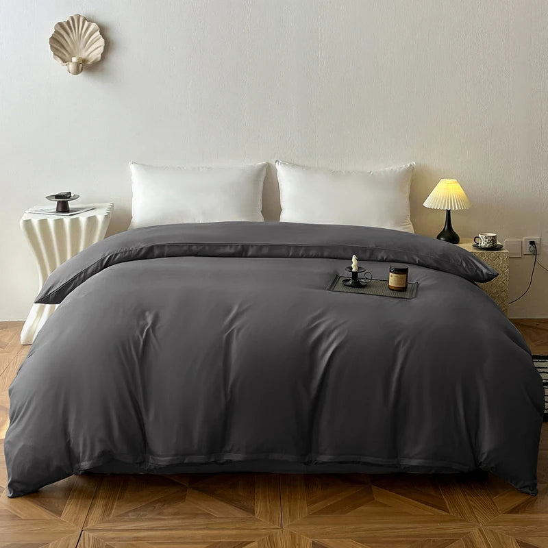 solid plain duvet sets
