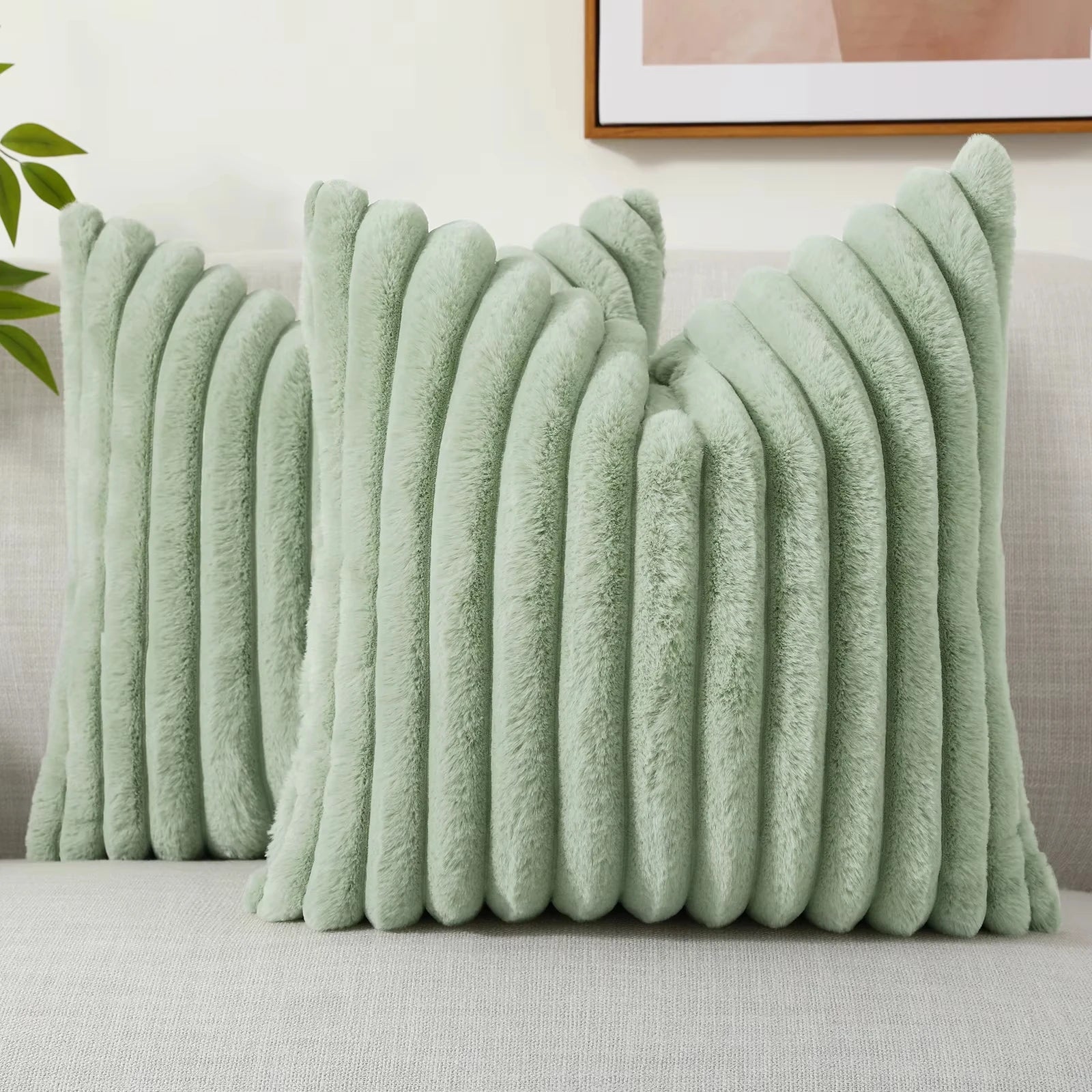 texture stripes pillow cover