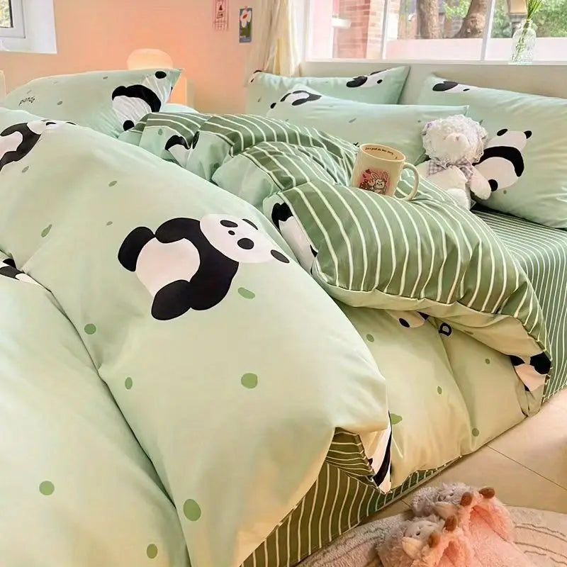 cute cartoon animal duvet set