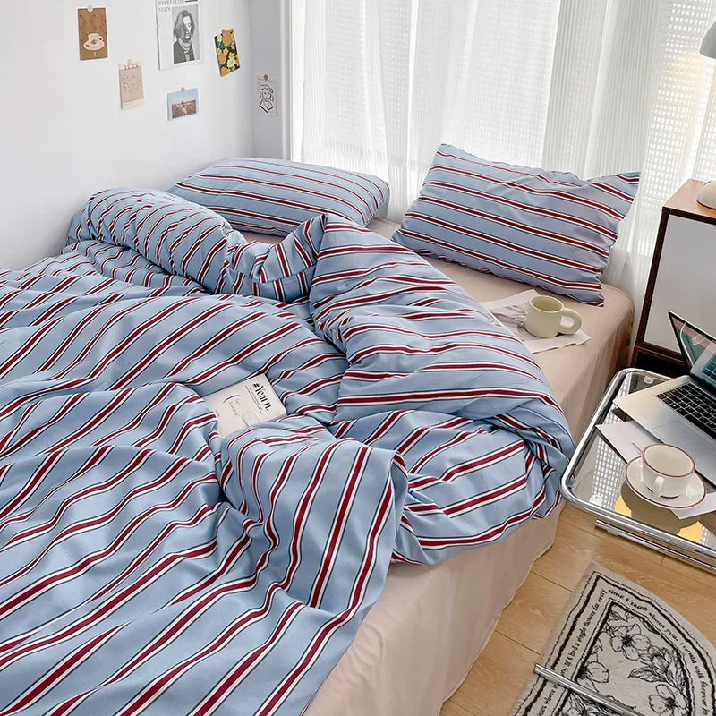 stripey stripes duvet set - 4p