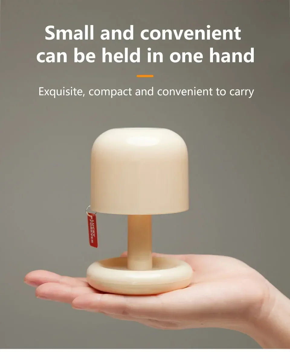 mini sunset mushroom lamp