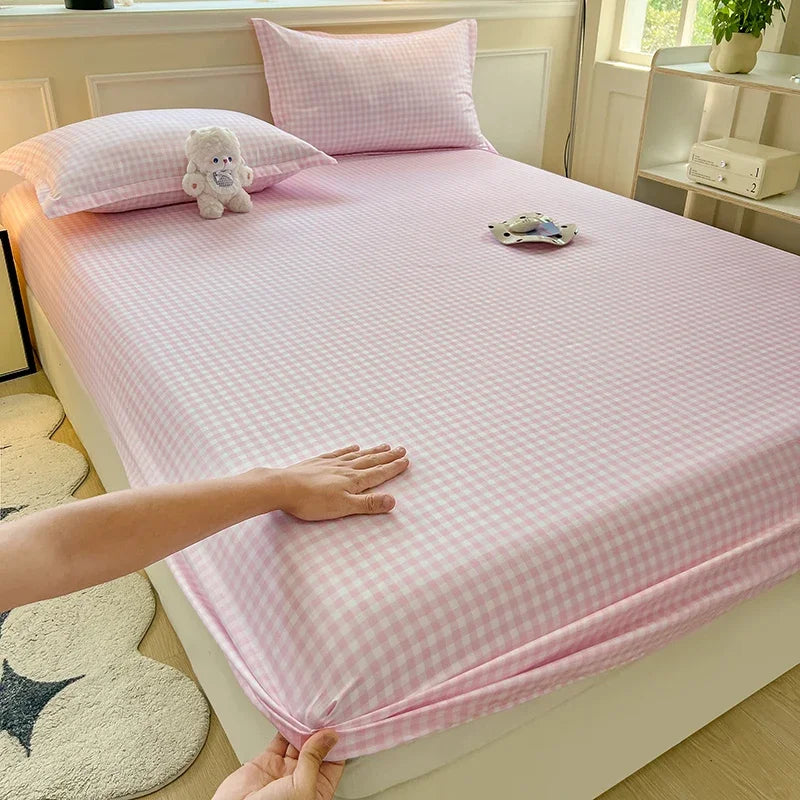 gingham fitted sheets