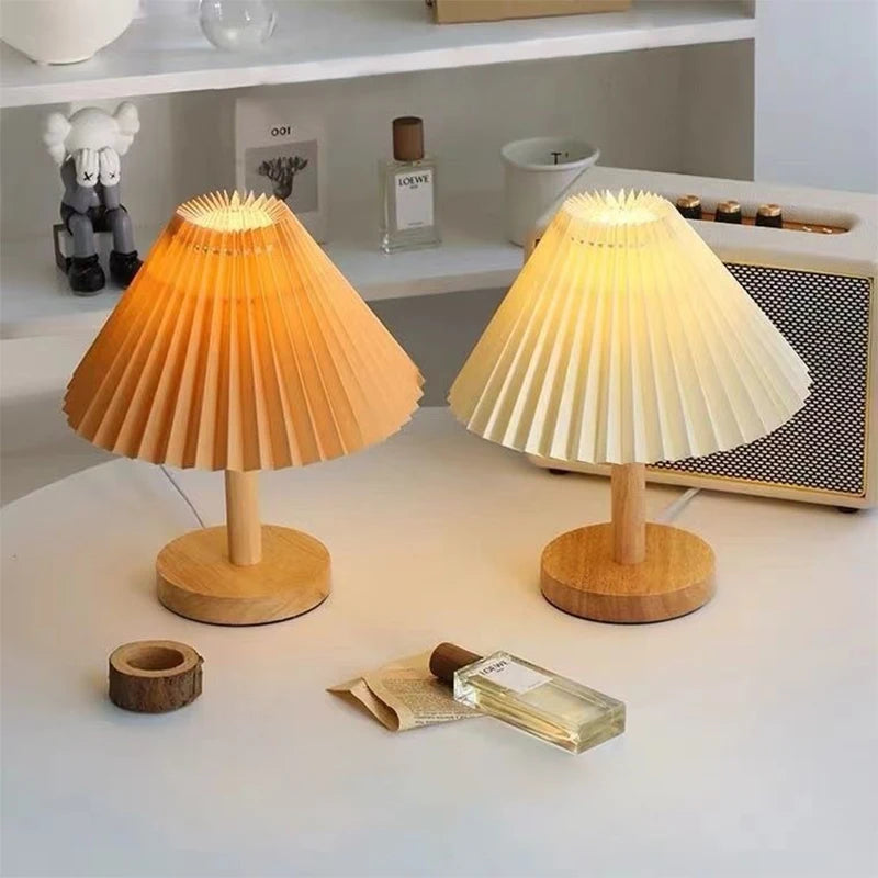 pleated cute lamp