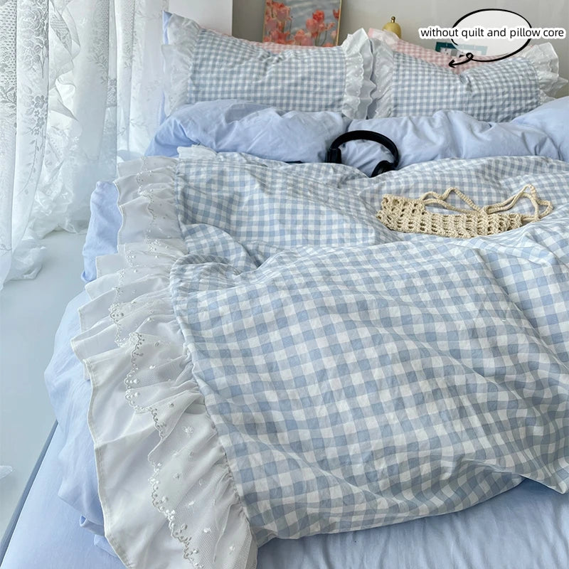 pink or blue dorthy duvet set