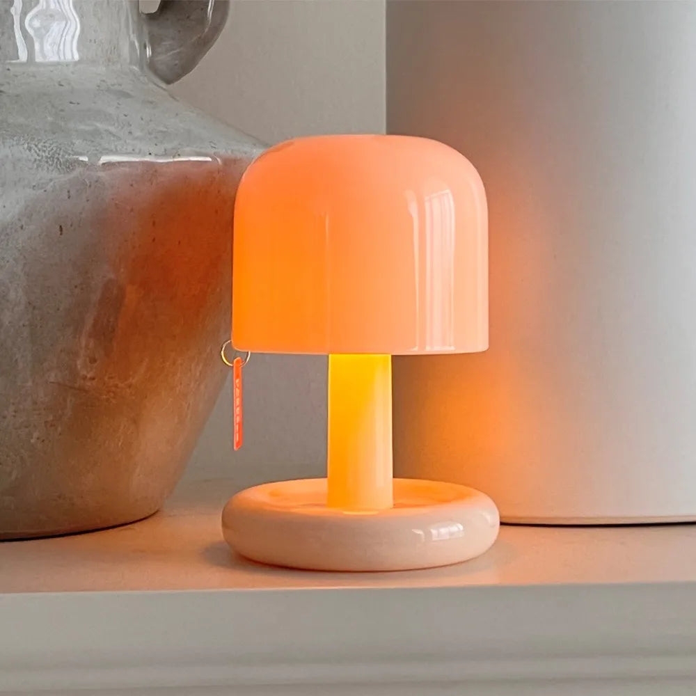 mini sunset mushroom lamp