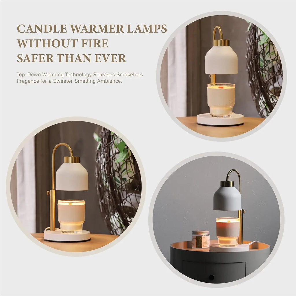 dimmable candle warmer, bulbs included