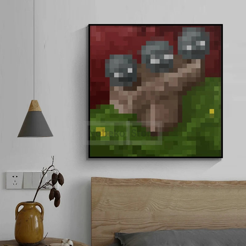 MC pixel paintings