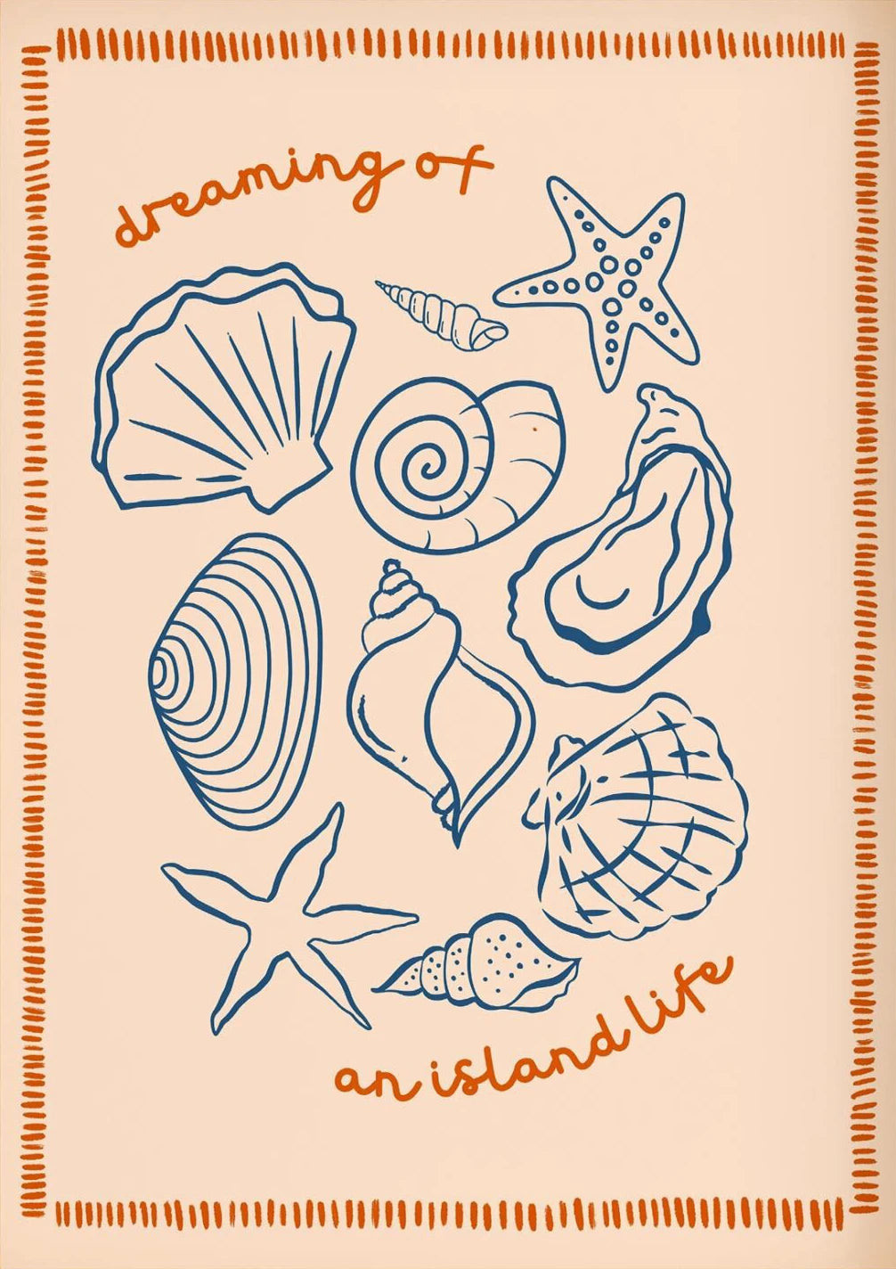 tropical beach print posters