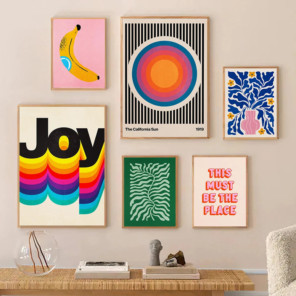 bright colorful posters and prints -  28 variants!