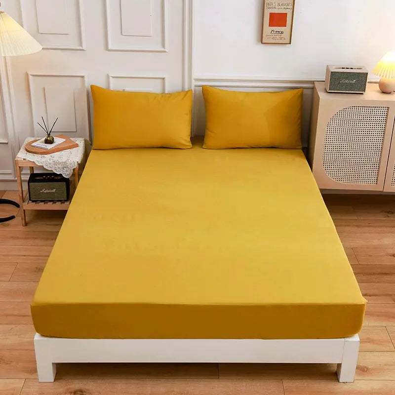 more color solid fitted sheet