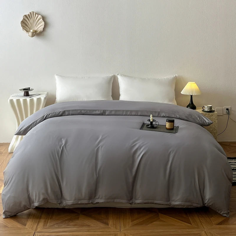 solid plain duvet sets