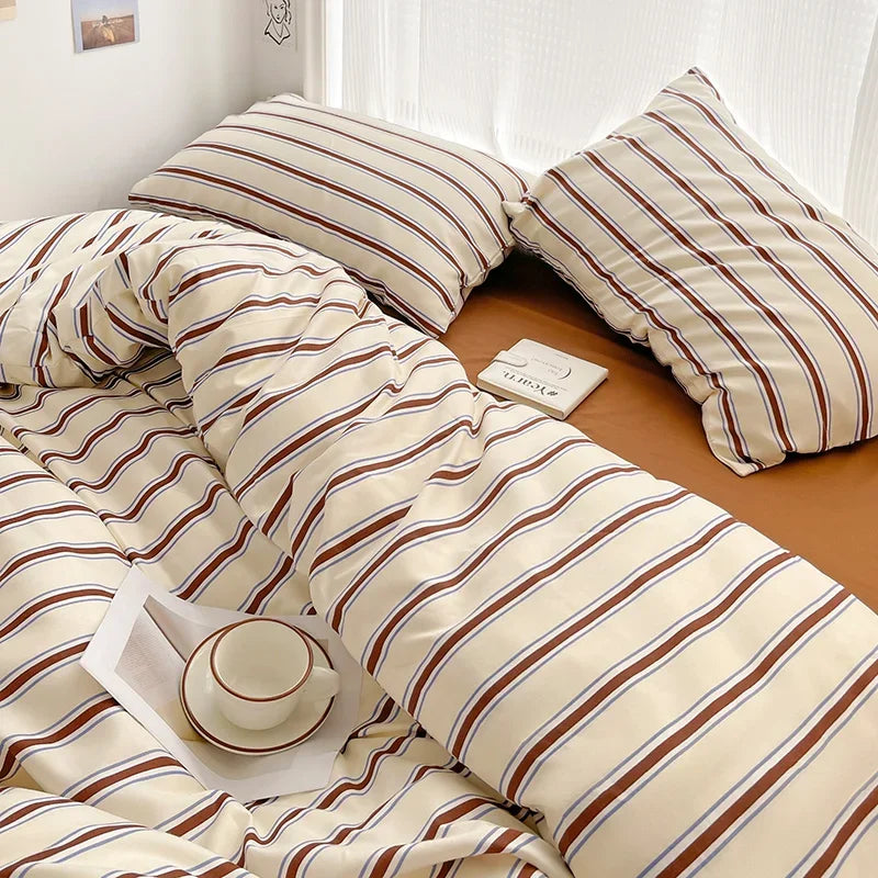 stripey stripes duvet set - 4p