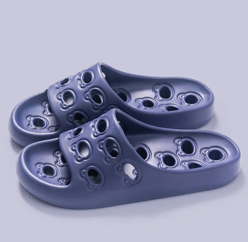 pastel cutout shower slides