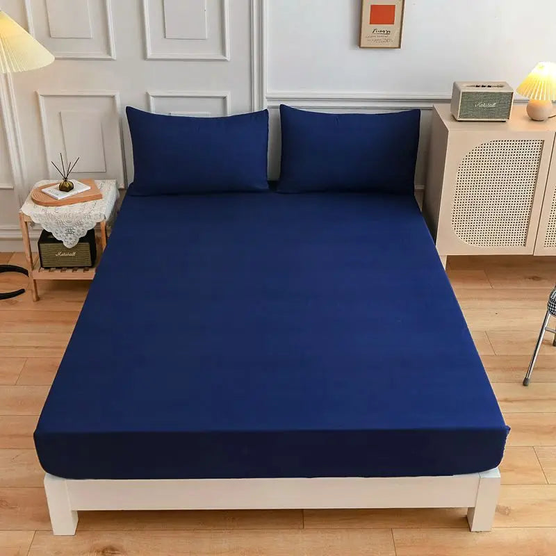 more color solid fitted sheet