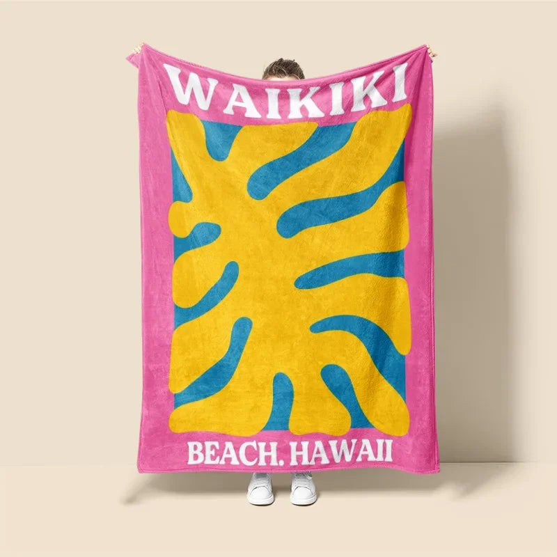 graffiti design blanket