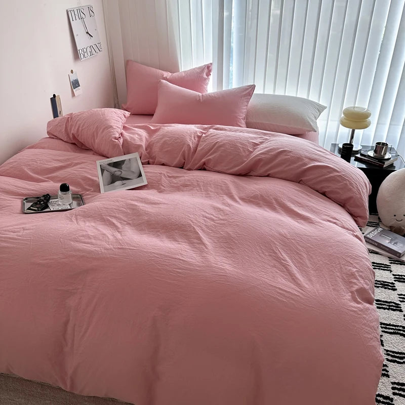 solid color bedding set