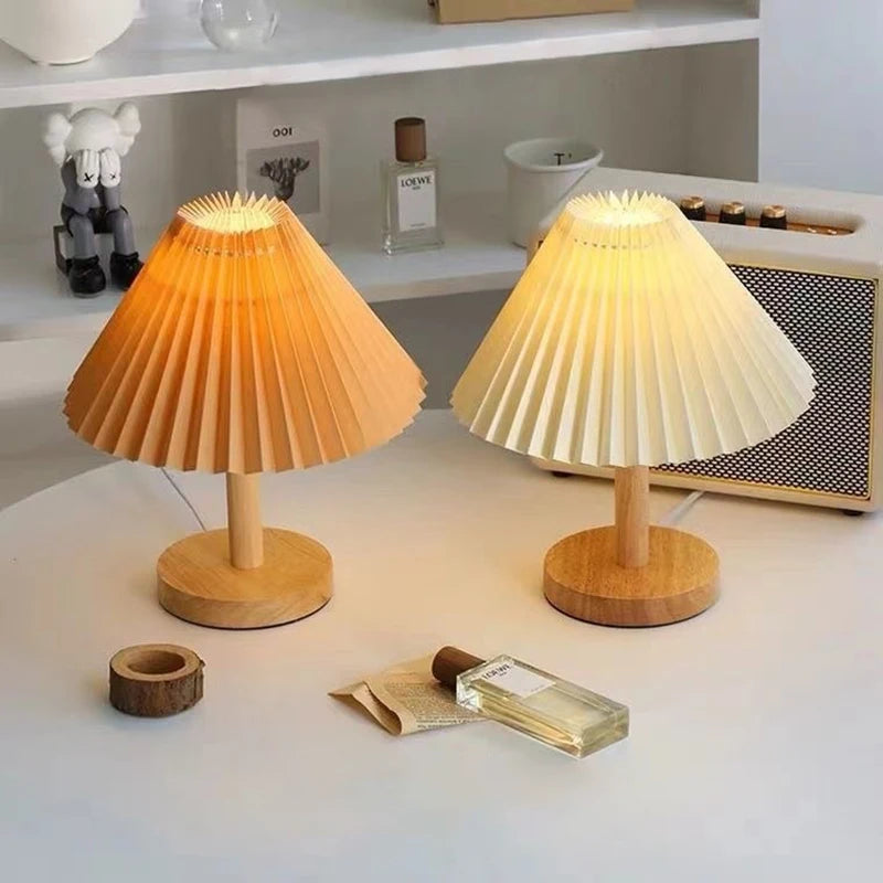 pleated cute lamp